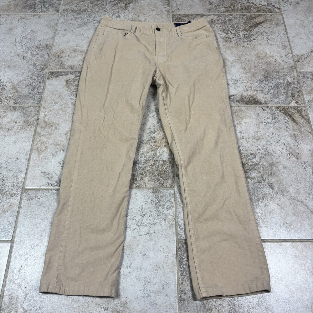 Vineyard Vines Pants Men's Khaki Corduroy 32x29 Straight Leg Preppy 5 Pocket